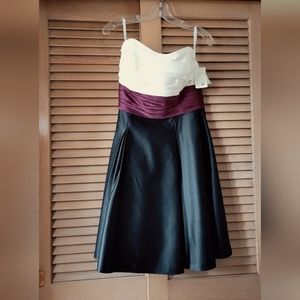 Da Vinci Tricolor Strapless Dress